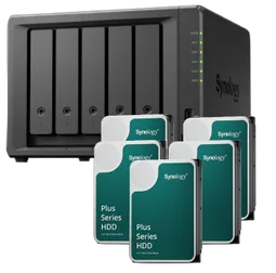Synology DS1525+ - 5 baies avec 5 disques de 4To HAT3300-4T