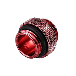 Fitting Mâle/Mâle droit rouge - 14mm