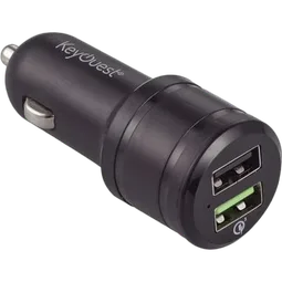 Chargeur allume cigare - 2xUSB - Noir