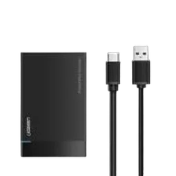 USB-C vers USB-A/2.5"SATA/10T/HDD/0.50m/Noir