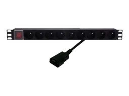 MCL Samar Réglette électrique rackable 9 prises + terre 16A — vue 1