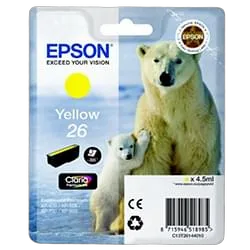 Epson Cartouche d'encre Jaune 26