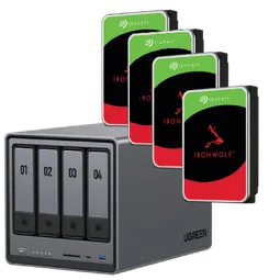 UGREEN DXP4800 - 4 Baies avec 4 disques 6To IronWolf