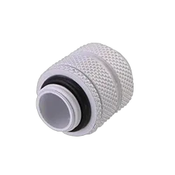 Fitting Femelle/Femelle télescopique droit blanc