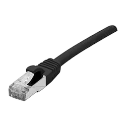 Cable Cat.6A S/FTP LS0H noir Snagless - 0.5m