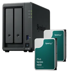 Synology DS725+ - 2 baies avec 2 disques de 6To HAT3300-6T