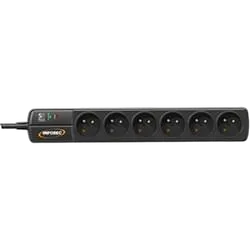 Infosec S6 Black Line II - 6 prises-Seconde Vie