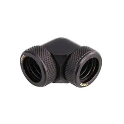 CONSTRUCTEUR Raccord tube rigide 90° noir - 14mm