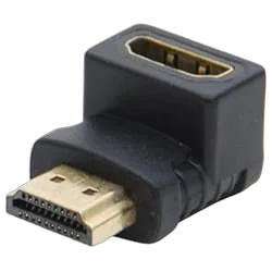 Adaptateur coudé 90° HDMI Highspeed + Ethernet mâle/femelle