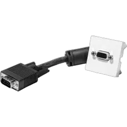 Plastron VGA femelle vers câble VGA mâle 10m — vue 1