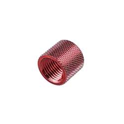 Raccord tube rigide droit rouge - 14mm