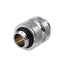 Fitting Femelle/Femelle télescopique droit argent