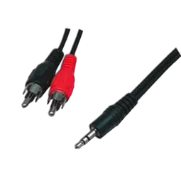 Câble Audio Jack 3.5 vers 2xRCA mâle/mâle - 1.2m — vue 1