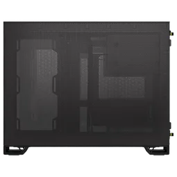 Corsair 2500X Tempered Glass mATX MT - Black/Obsidian Alum — vue 4