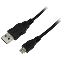Câble USB-A 2.0/Micro USB-B mâle/mâle - 1m - Noir