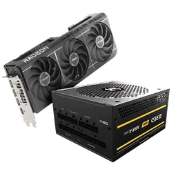 Asus Prime Radeon RX 9070 EVO OC 16Go + MRR-1050AG VP2 Noir