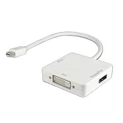 Convertisseur mini DisplayPort vers HDMI/DVI/DP