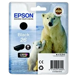 Cartouche d'encre Noir 26 - T2601