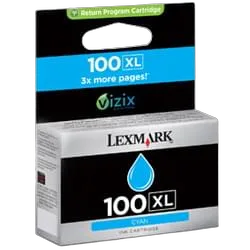 Lexmark Cartouche N°100XL Cyan — vue 1