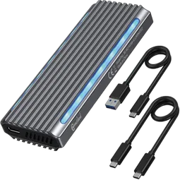 USB-C 3.1 10Gb pour SSD M2 NVMe - RGB 