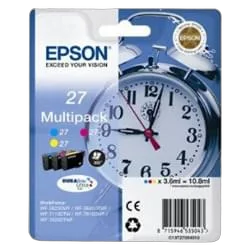 Pack de 3 Cartouches 27 (Y/M/C) - T2705