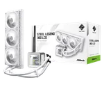 ASRock STEEL LEGEND 360 LCD - 360mm - Blanc, miniature 2