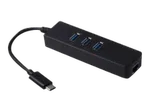 MCL Samar Adaptateur réseau - USB-C - RJ-45 - 3 x USB 3.0