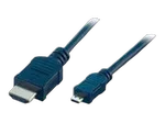 Câble HDMI Highspeed mâle/femelle - 1m