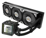 ASRock STEEL LEGEND DARK 360 LCD - 360mm - Noir, miniature 1